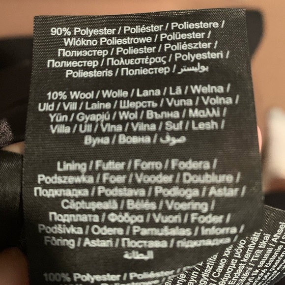 NWT ASOS Pieces Alice Wool Blend Coat - Picture 5 of 5